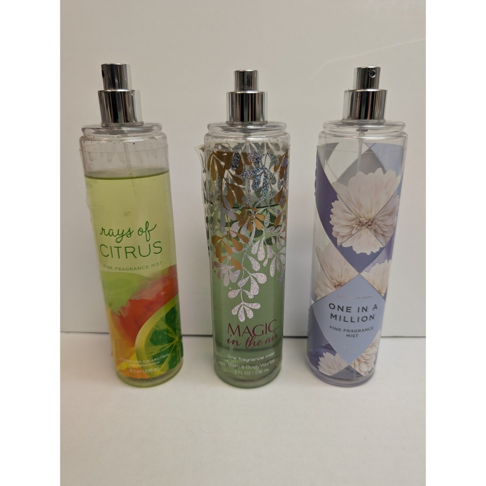 Bath Body Works Mist Retired Rays Of Citrus Magic In The Air One In A Million